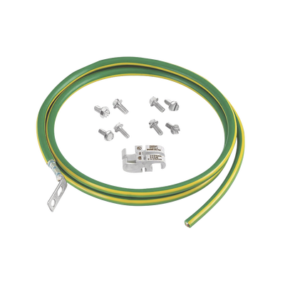 PANDUIT - Kit de Jumper para Conexión de Gabinete o Rack de Telecomunicaciones a Barra de Tierra Física, 6 AWG, 1.52 m de Largo