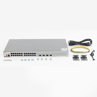 RUIJIE - Switch de Acceso Capa 3 con doble Chip para Alta Disponibilidad Ideal en Redes Empresariales con 24 puertos Gigabit y 4 SFP+ 10Gb