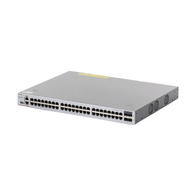 RUIJIE - Switch Core Administrable Capa 3 con 48 puertos Gigabit + 4 SFP+ para fibra 10Gb, gestión gratuita desde la nube.