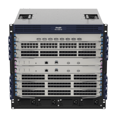 RUIJIE - RG-CS88-08 SWITCH CORE L3 CHASSIS P/ 6 TARJETAS Y 2 SUPERVISORES