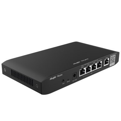 RUIJIE - Router Balanceador con Función SD-WAN, PoE+ hasta 54 Watts, Hasta 2 Servicios de Internet y hasta 100 clientes con desempeño de 600 Mbps