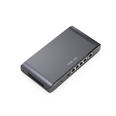 RUIJIE - Router Balanceador Administrable Cloud con 3 Puertos LAN gigabit, 1 Puerto WAN gigabit y 1 puerto LAN/WAN gigabit configurable, hasta 100 clientes con desempeño de 600 Mbps asimétricos