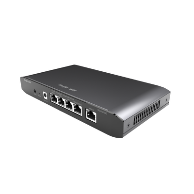 RUIJIE - Router Balanceador Administrable Cloud con 3 Puertos LAN gigabit, 1 Puerto WAN gigabit y 1 puerto LAN/WAN gigabit configurable, hasta 100 clientes con desempeño de 600 Mbps asimétricos