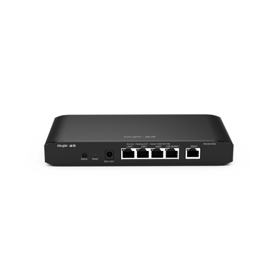 RUIJIE - Router Balanceador Administrable Cloud con 3 Puertos LAN gigabit, 1 Puerto WAN gigabit y 1 puerto LAN/WAN gigabit configurable, hasta 100 clientes con desempeño de 600 Mbps asimétricos