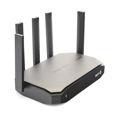 RUIJIE - Router Balanceador inalámbrico Wi-Fi 6 MESH con Función SD-WAN, Hasta 4 Servicios de Internet y Hasta 180 clientes con desempeño de 1.2 Gbps