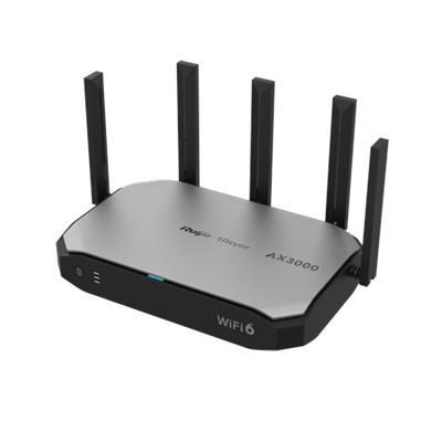 RUIJIE - Router Balanceador inalámbrico Wi-Fi 6 MESH con Función SD-WAN, Hasta 4 Servicios de Internet y Hasta 180 clientes con desempeño de 1.2 Gbps