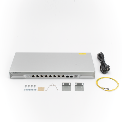 RUIJIE - Router Balanceador con Función SD-WAN, Hasta 9 Servicios de Internet y hasta 1500 clientes con desempeño de 4 Gbps