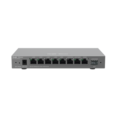 RUIJIE - Router Balanceador con Función SD-WAN, Hasta 4 Servicios de Internet y hasta 200 clientes con desempeño de 600 Mbps
