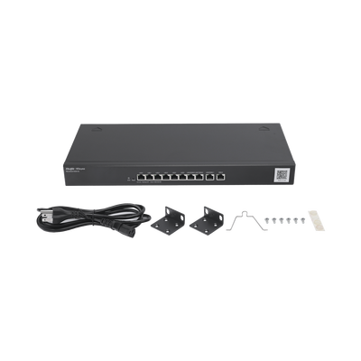 RUIJIE - Router Balanceador con Función SD-WAN, Hasta 4 Servicios de Internet y hasta 350 clientes con desempeño de 1.5 Gbps