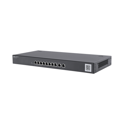 RUIJIE - Router Balanceador con Función SD-WAN, Hasta 4 Servicios de Internet y hasta 350 clientes con desempeño de 1.5 Gbps