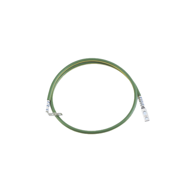 PANDUIT - Jumper Para Aterrizar Equipos en Racks o Gabinetes, 6 AWG, con Terminal Doblada a 90 Grados, 0.60 m de Largo