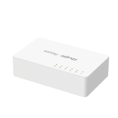 RUIJIE - Switch no administrable, Visible en la Topología de la Nube, 5 puertos 10/100 Mbps