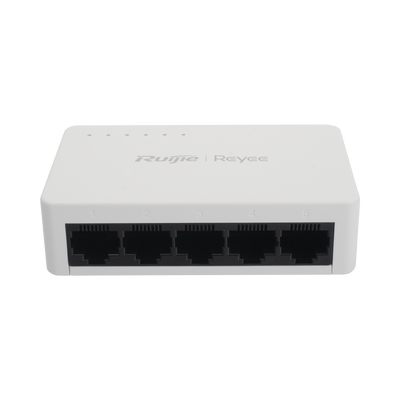 RUIJIE - Switch no administrable, Visible en la Topología de la Nube, 5 puertos 10/100 Mbps