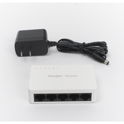 RUIJIE - Switch no administrable, Visible en la Topología de la Nube, 5 puertos Gigabit 1G