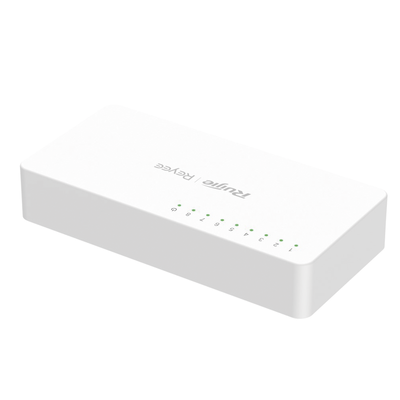 RUIJIE - Switch no administrable, Visible en la Topología de la Nube, con 8 puertos 10/100 Mbps