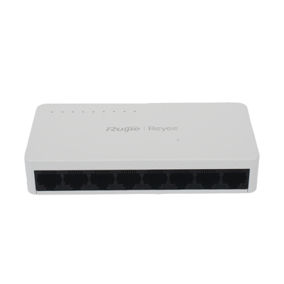RUIJIE - Switch no administrable, Visible en la Topología de la Nube, con 8 puertos Gigabit 1G
