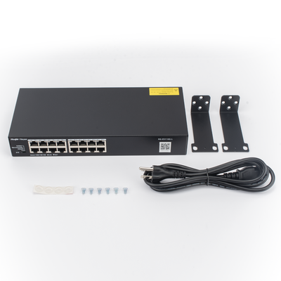 RUIJIE - Switch no administrable, Visible en la Topología en la Nube, con 16 puertos Gigabit