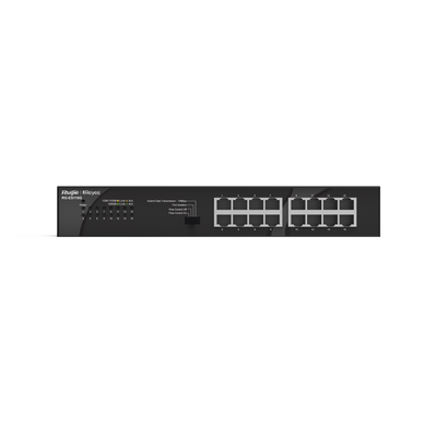 RUIJIE - Switch no administrable, Visible en la Topología en la Nube, con 16 puertos Gigabit