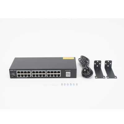 RUIJIE - Switch no administrable, con 24 puertos Gigabit, Visible en la Topología