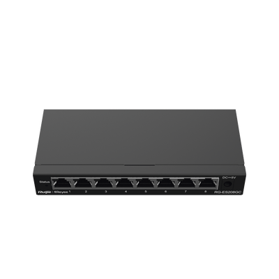 RUIJIE - Switch Administrable con 8 puertos Gigabit, gestión gratuita desde la nube