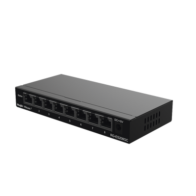 RUIJIE - Switch Administrable con 8 puertos Gigabit, gestión gratuita desde la nube