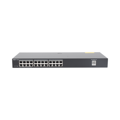 RUIJIE - Switch Administrable 24 puertos Gigabit, gestión gratuita desde la nube.
