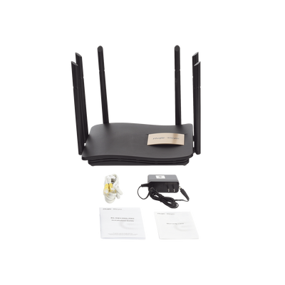 RUIJIE - Home Router inalámbrico MESH WI-FI 5 2x2 doble banda 1 puerto WAN Gigabit y 3 puertos LAN Gigabit, hasta 1,267 Mbps.