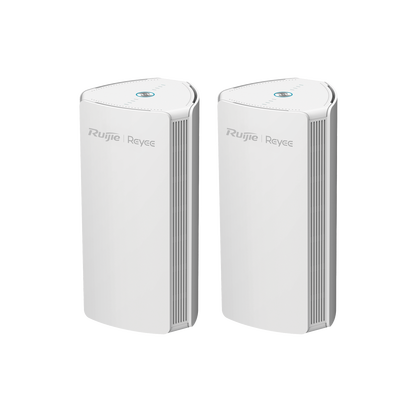 RUIJIE - (2PACK) Home Router inalámbrico MESH WI-FI 6 2x2 doble banda 1 puerto WAN Gigabit y 2 puertos LAN Gigabit