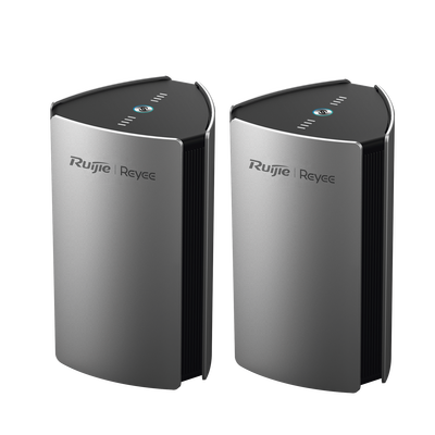 RUIJIE - Paquete 2 piezas Home Router inalámbrico MESH WI-FI 6 4x4 doble banda 1 puerto WAN Gigabit y 4 puertos LAN Gigabit