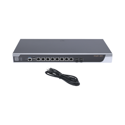 RUIJIE - Router Balanceador con Control de Aplicaciones, Hasta 9 Servicios de Internet y hasta 500 clientes con desempeño de 1.5 Gbps