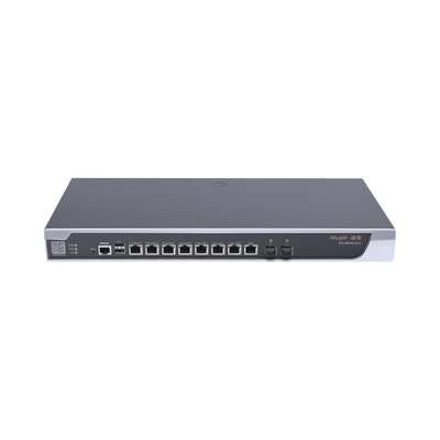 RUIJIE - Router Balanceador con Control de Aplicaciones, Hasta 9 Servicios de Internet y hasta 500 clientes con desempeño de 1.5 Gbps