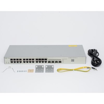RUIJIE - Switch Administrable L2, 24 Puertos Eth 1G, 4 puertos SFP 1G, Administración Remota en la Nube.