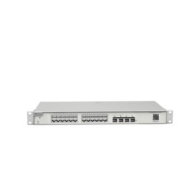 RUIJIE - Switch Administrable Capa 2+ Plus, con 24 puertos Gigabit, 4 puertos SFP+ para fibra 10Gb, gestión gratuita desde la nube.
