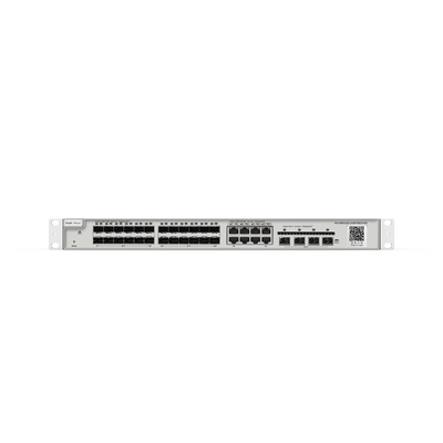 RUIJIE - Switch administrable Capa 2+ Plus, 24 puertos SFP con 8 puertos Ethernet Gigabit y 4 SFP+ gestión en la nube