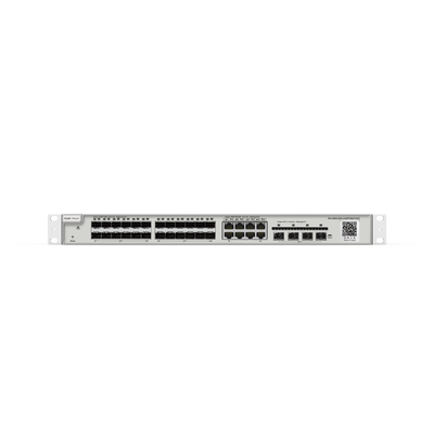 RUIJIE - Switch administrable Capa 2+ Plus, 24 puertos SFP con 8 puertos Ethernet Gigabit y 4 SFP+ gestión en la nube