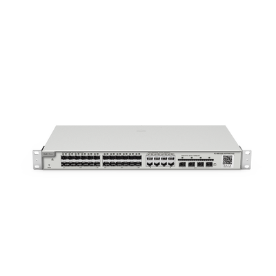 RUIJIE - Switch administrable Capa 2+ Plus, 24 puertos SFP con 8 puertos Ethernet Gigabit y 4 SFP+ gestión en la nube
