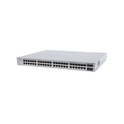 RUIJIE - Switch Administrable PoE Capa 2+ Plus, con 48 puertos Gigabit PoE 802.3af/at + 4 SFP+ para fibra 10Gb, gestión gratuita desde la nube, 370w
