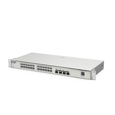 RUIJIE - Switch Administrable Capa 3 con 24 puertos Gigabit + 4 SFP+ para fibra 10Gb, gestión gratuita desde la nube
