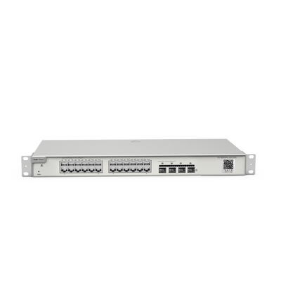 RUIJIE - Switch Administrable Capa 3 con 24 puertos Gigabit + 4 SFP+ para fibra 10Gb, gestión gratuita desde la nube