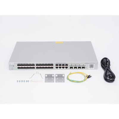 RUIJIE - Switch administrable Capa 3, 24 puertos SFP 1G, 8 puertos Ethernet 1G Combo y 4 SFP+ 10G, gestión remota en la nube