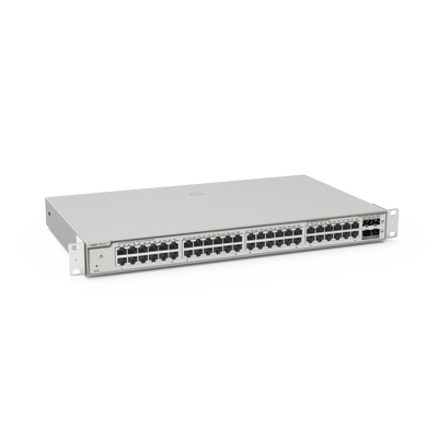RUIJIE - Switch Administrable Capa 3 con 48 puertos Gigabit + 4 SFP+ para fibra 10Gb, gestión gratuita desde la nube