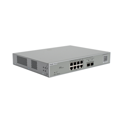 RUIJIE - Switch Multi-Gigabit PoE++ 370W 802.3bt Capa 3 Administrable Cloud, Diseñado Para Access Points WiFi 6/7