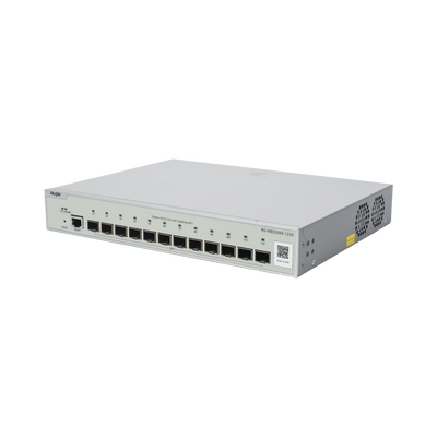 RUIJIE - Switch Administrable Full Aggregation Capa 3, 12 Puertos SFP+ 10G y un Puerto MGMT
