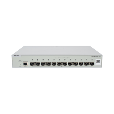 RUIJIE - Switch Administrable Full Aggregation Capa 3, 12 Puertos SFP+ 10G y un Puerto MGMT