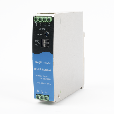 RUIJIE - Fuente de Alimentación AC/DC 120W DIN-RAIL para Switch Industrial
