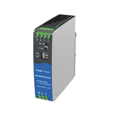 RUIJIE - Fuente de Alimentación AC/DC 120W DIN-RAIL para Switch Industrial