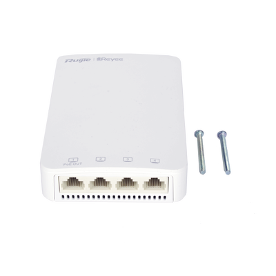 RUIJIE - Punto de Acceso Mesh Wi-Fi 5 ideal para áreas que requieren múltiples puertos de red, 1 puerto PoE Out, hasta 1.7 Gbps doble banda 802.11ac MU-MIMO 2x2