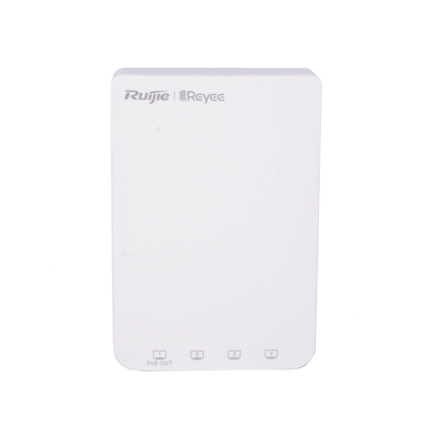 RUIJIE - Punto de Acceso Mesh Wi-Fi 5 ideal para áreas que requieren múltiples puertos de red, 1 puerto PoE Out, hasta 1.7 Gbps doble banda 802.11ac MU-MIMO 2x2