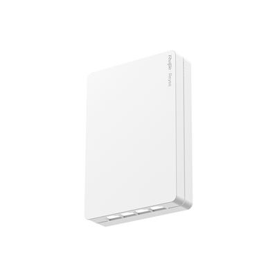 RUIJIE - Punto de Acceso Mesh Wi-Fi 6 para interior en pared, hasta 512 usuarios ideal para Hotelería u Oficina.