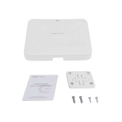 RUIJIE - Punto de Acceso Mesh Wi-Fi 5 para interior en techo hasta 1.2 Gbps doble banda 802.11ac MU-MIMO 2X2, puertos Gigabit